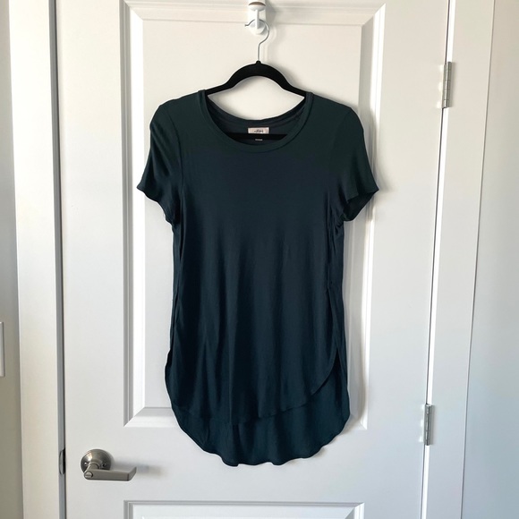 ARITZIA / WILFRED / CAPPUCINE TSHIRT TEAL - Picture 2 of 5